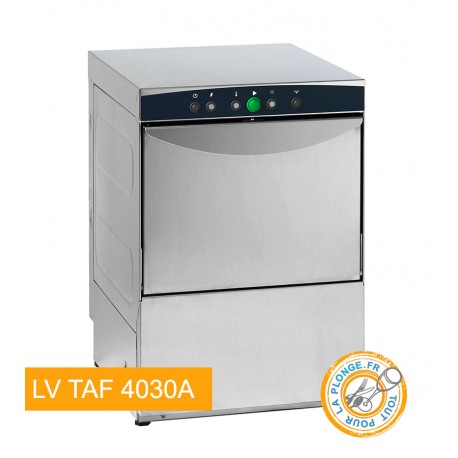 Lave-verre professionnel LV TAF 4030A double paroi - adoucisseur ToutPourLaPlonge