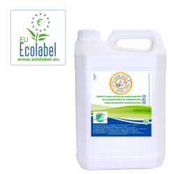 Produit Lessiviel ecolabel de rinçage pour lave-vaisselle professionnel 5 litres